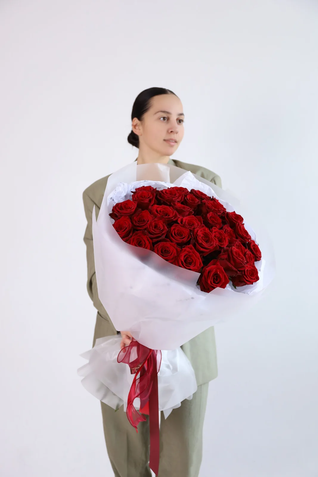 Букет красных роз